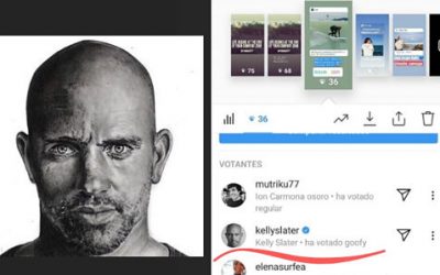 El día que Kelly Slater visitó mi Instagram y votó mis stories